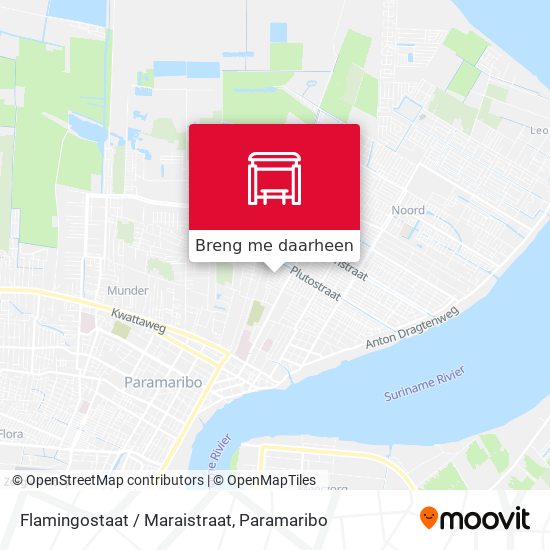 Flamingostaat / Maraistraat kaart