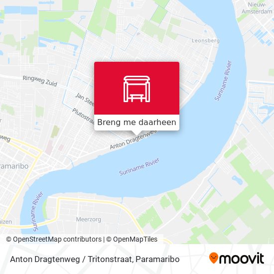 Anton Dragtenweg / Tritonstraat kaart