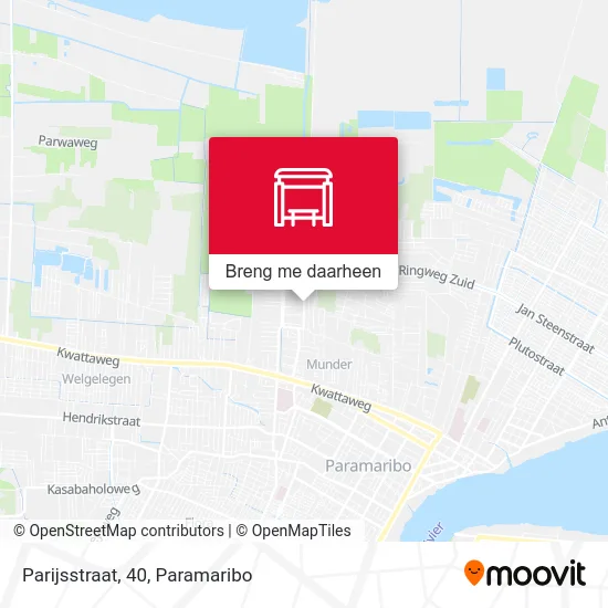 Parijsstraat, 40 kaart