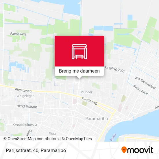 Parijsstraat, 40 kaart