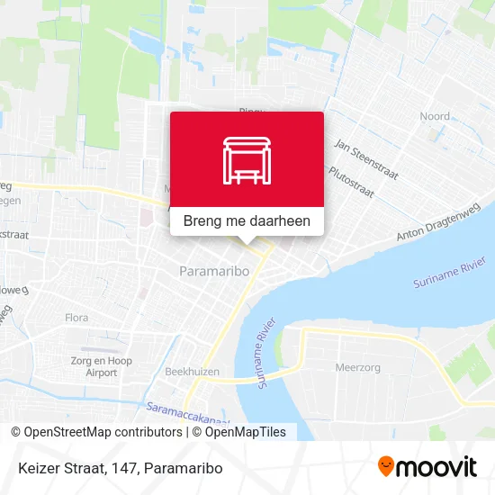 Keizer Straat, 147 kaart