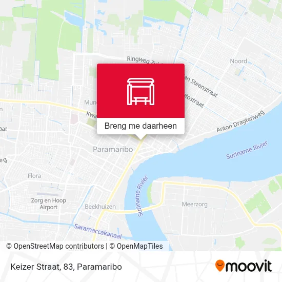 Keizer Straat, 83 kaart