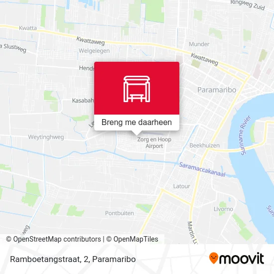 Ramboetangstraat, 2 kaart