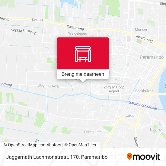 Jaggernath Lachmonstraat, 170 kaart