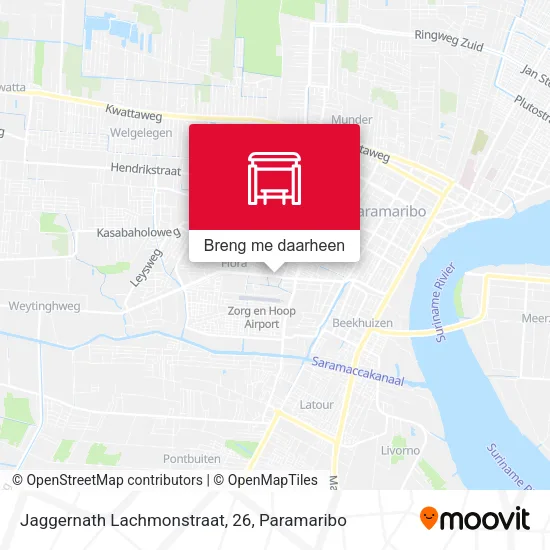 Jaggernath Lachmonstraat, 26 kaart