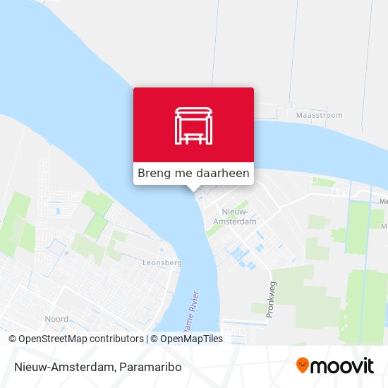 Nieuw-Amsterdam kaart
