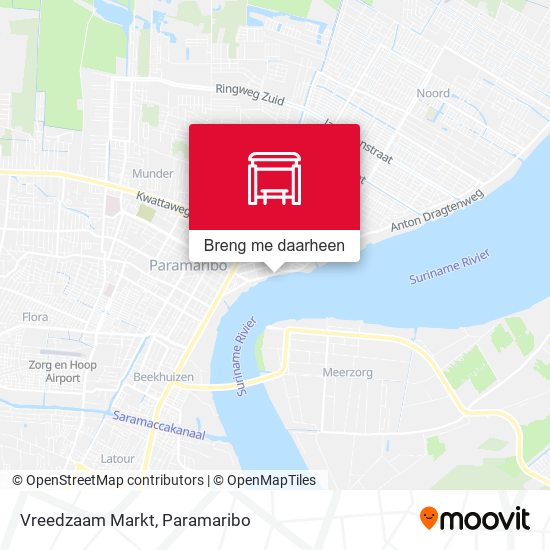 Vreedzaam Markt kaart