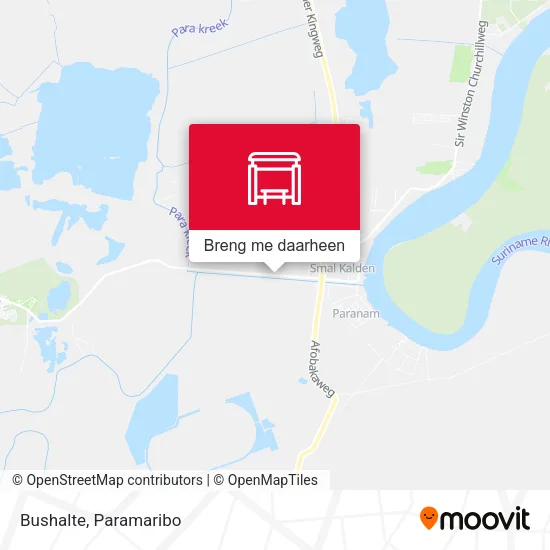 Bushalte kaart