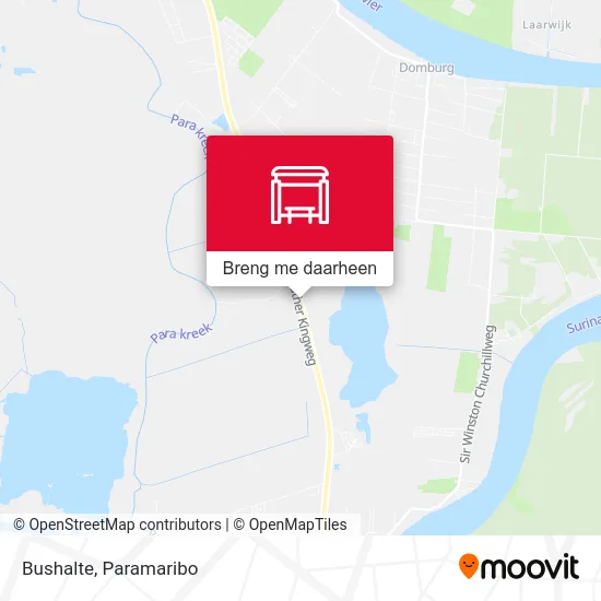 Bushalte kaart