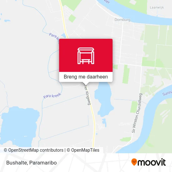 Bushalte kaart