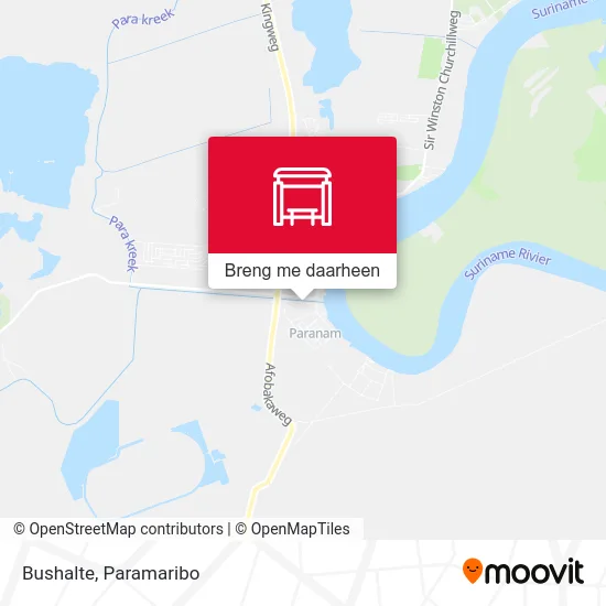 Bushalte kaart