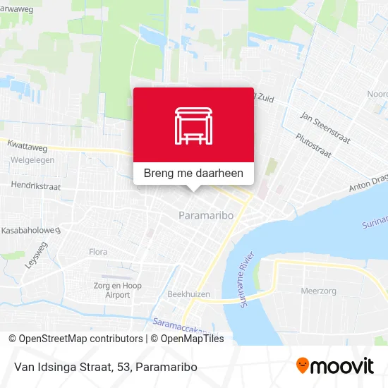 Van Idsinga Straat, 53 kaart