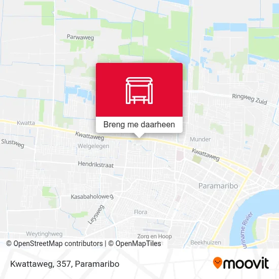 Kwattaweg, 357 kaart