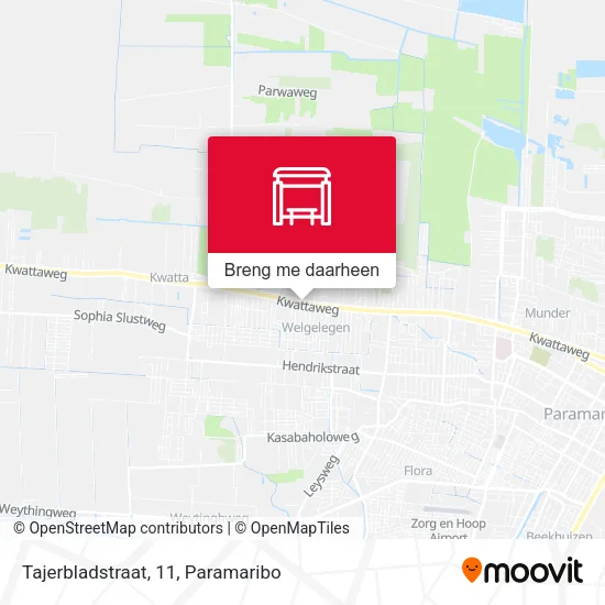 Tajerbladstraat, 11 kaart