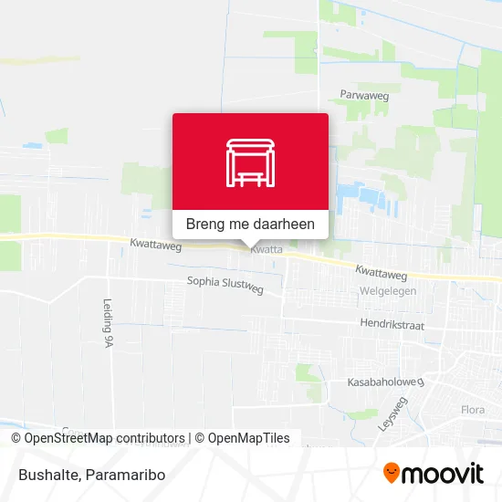 Bushalte kaart
