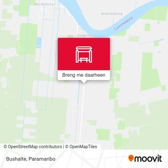 Bushalte kaart