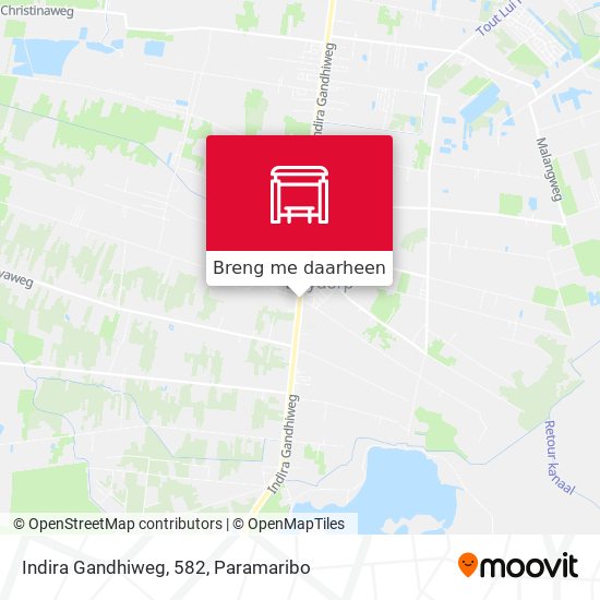 Indira Gandhiweg, 582 kaart