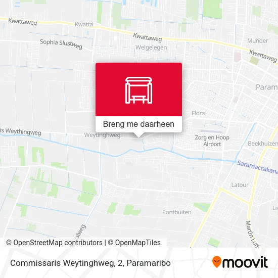 Commissaris Weytinghweg, 2 kaart
