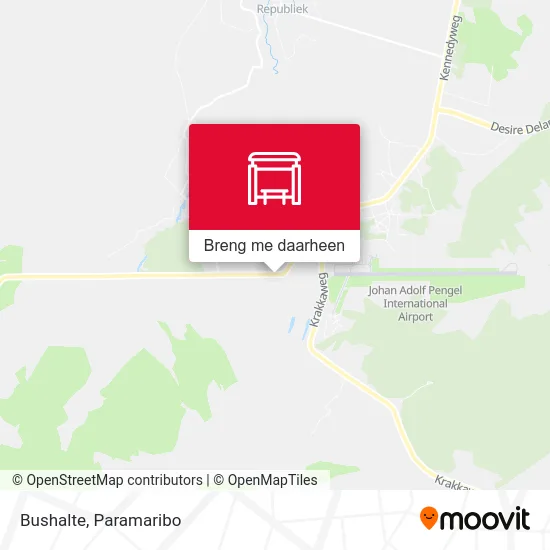 Bushalte kaart