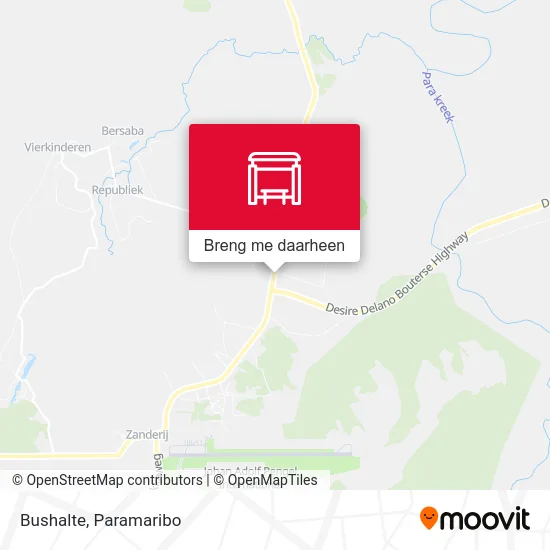 Bushalte kaart