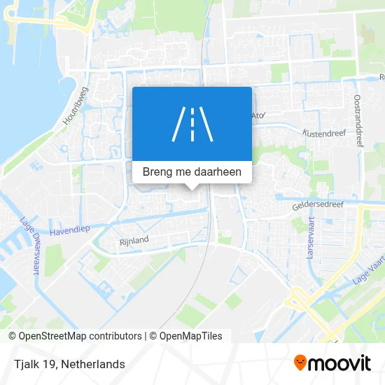 Tjalk 19 kaart