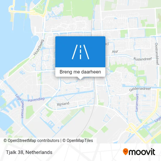 Tjalk 38 kaart