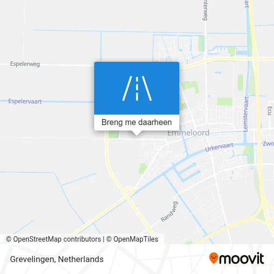 Grevelingen kaart