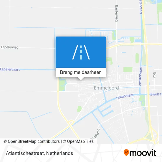 Atlantischestraat kaart