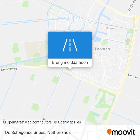 De Schagense Snees kaart