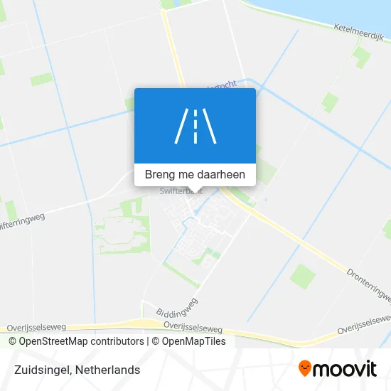 Zuidsingel kaart