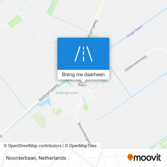 Noorderbaan kaart