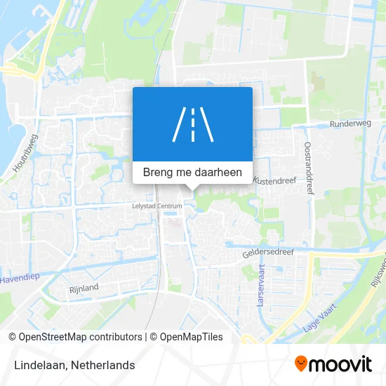 Lindelaan kaart