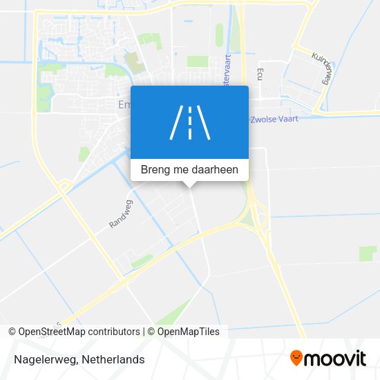 Nagelerweg kaart