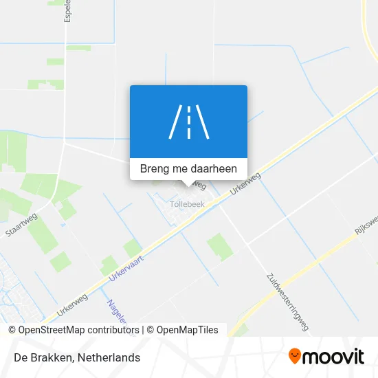 De Brakken kaart