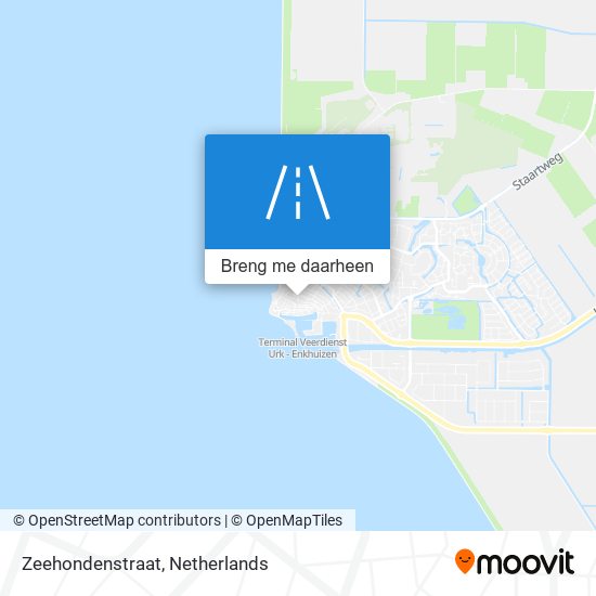 Zeehondenstraat kaart