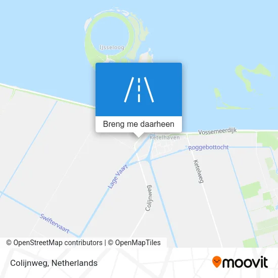 Colijnweg kaart