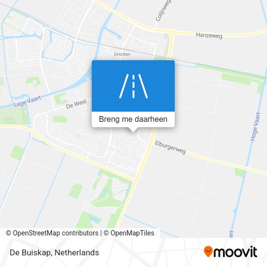 De Buiskap kaart