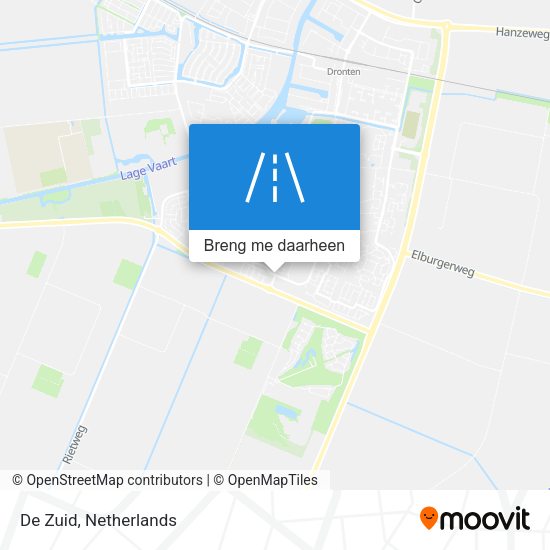 De Zuid kaart