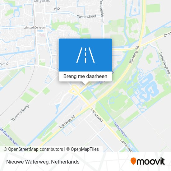 Nieuwe Waterweg kaart