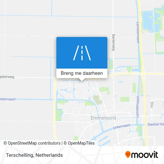 Terschelling kaart