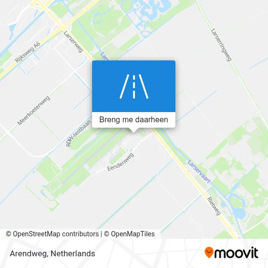 Arendweg kaart