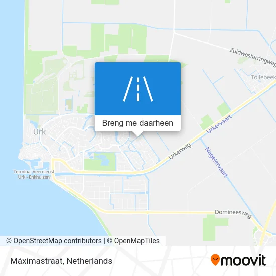 Máximastraat kaart