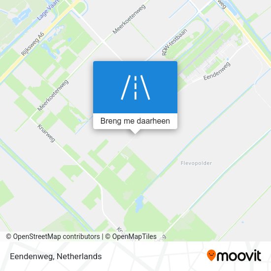 Eendenweg kaart