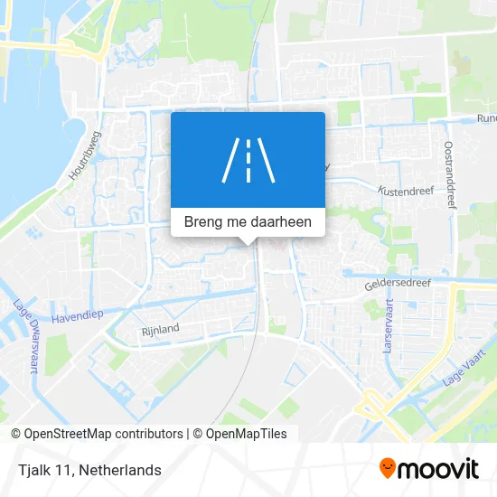 Tjalk 11 kaart