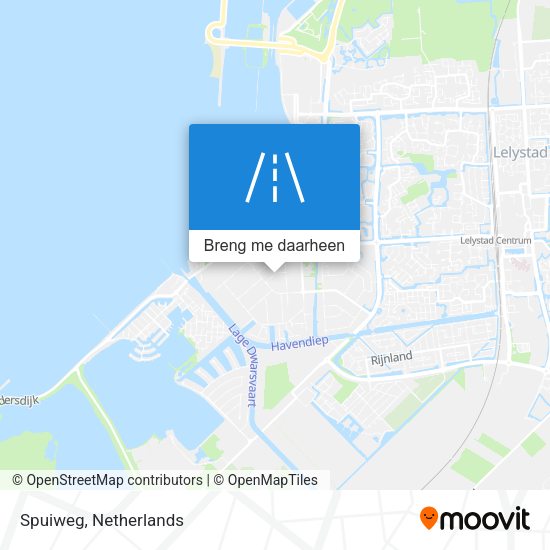 Spuiweg kaart