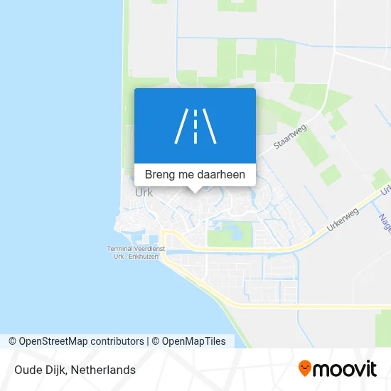 Oude Dijk kaart