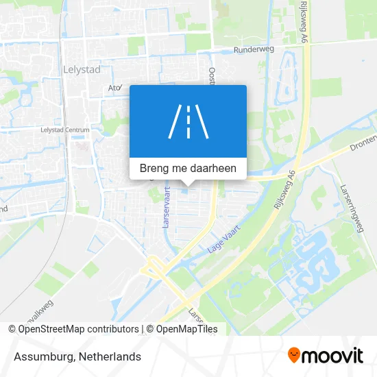 Assumburg kaart