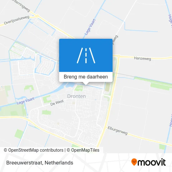 Breeuwerstraat kaart
