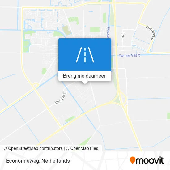 Economieweg kaart