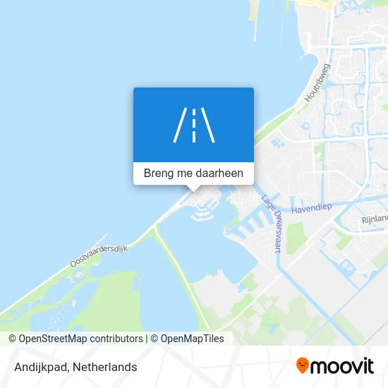 Andijkpad kaart
